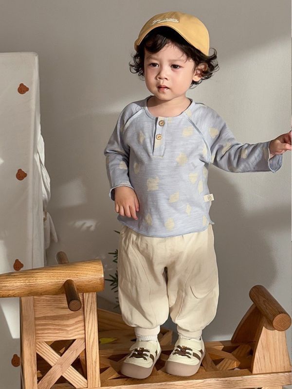 預購秋款男女童狗狗套裝尺寸73-120 