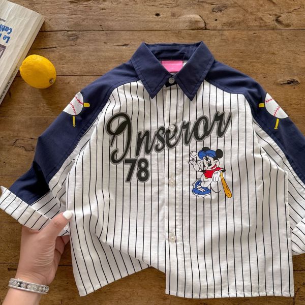 預購秋款男童米奇棒球服尺寸90-140 