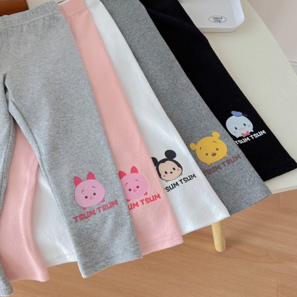 預購秋款女童卡通內搭褲尺寸90-150 