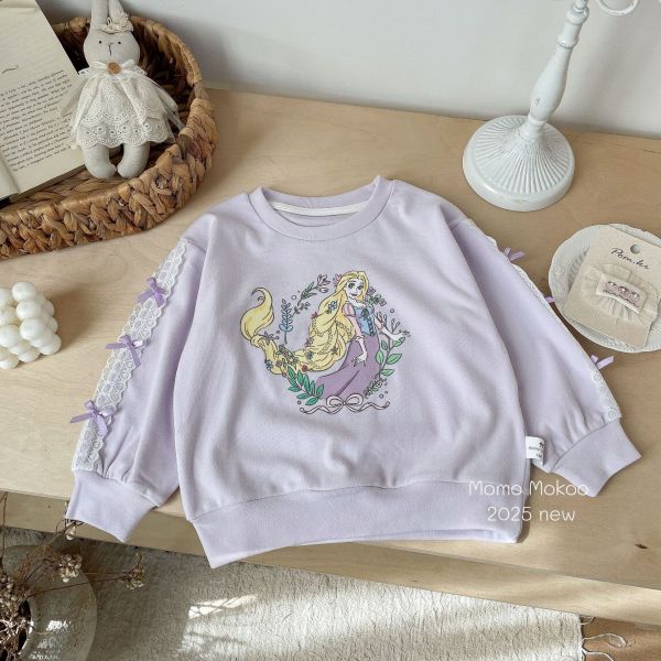 預購秋款女童公主蝴蝶結上衣尺寸100-140 