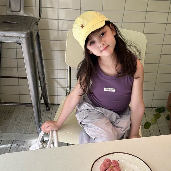 預購夏款女童休閒背心上衣 尺碼90-150 