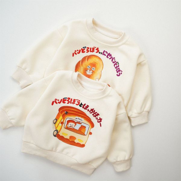 預購男女童春款麵包小偷上衣尺寸80-130 