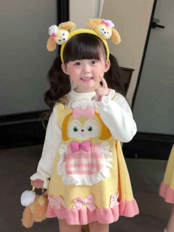 預購秋款設計師品牌日系狗狗公主針織洋裝 