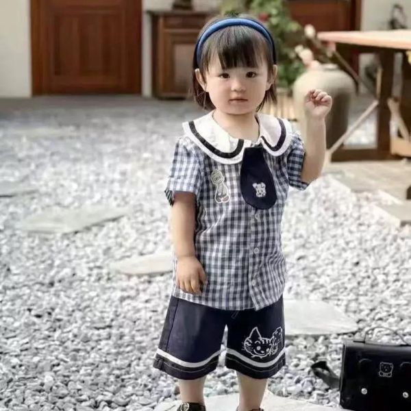 預購夏款男童日系男孩套裝 