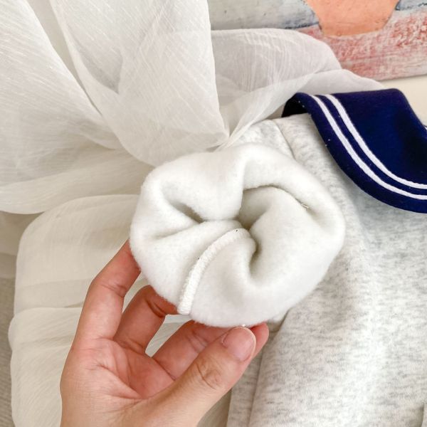 預購冬款女寶加絨貓咪海軍領學院套裝尺寸73-120 