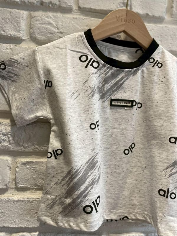 2648現貨夏款男童小標alo上衣尺寸90-130 