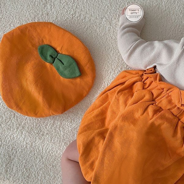 預購秋款男女寶南瓜包屁衣含帽尺寸66-90 