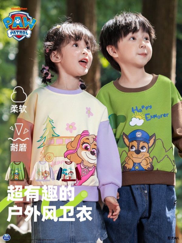 預購秋款男女童汪汪隊上衣尺寸105-140 