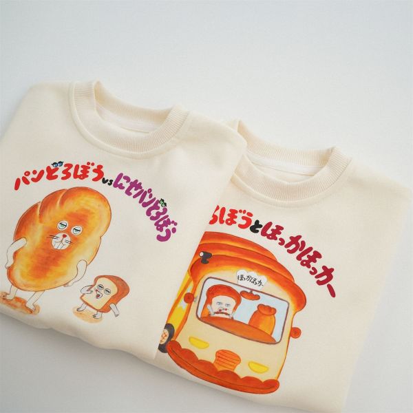 預購男女童春款麵包小偷上衣尺寸80-130 