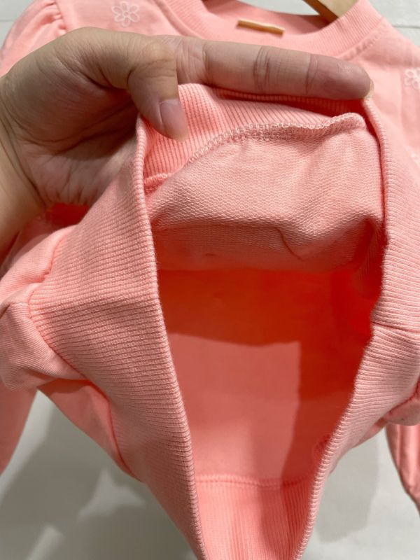 現貨秋款女童貓咪珠珠上衣 