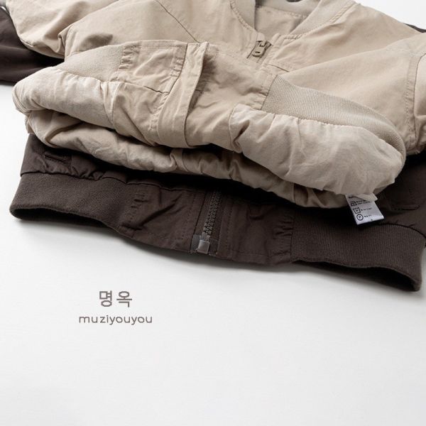 預購秋款男童森林系百搭防風風衣外套 