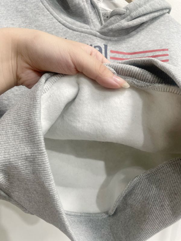 現貨冬款男童美式字母薄絨帽T上衣尺寸05-17 