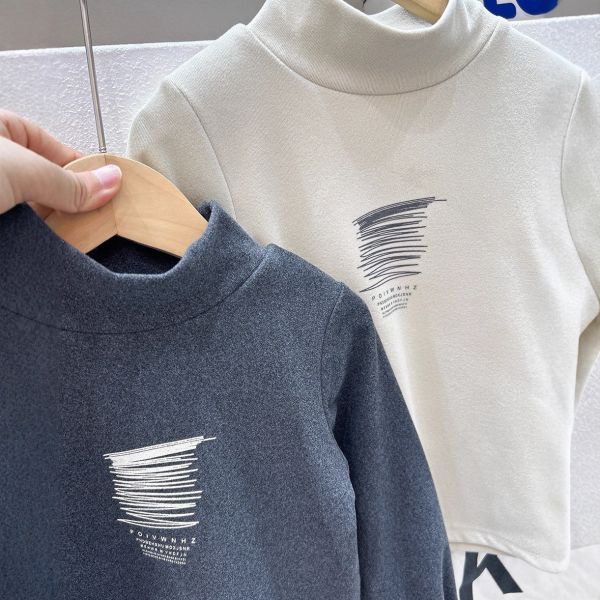 預購冬款男女童簡約德絨上衣尺寸100-150 