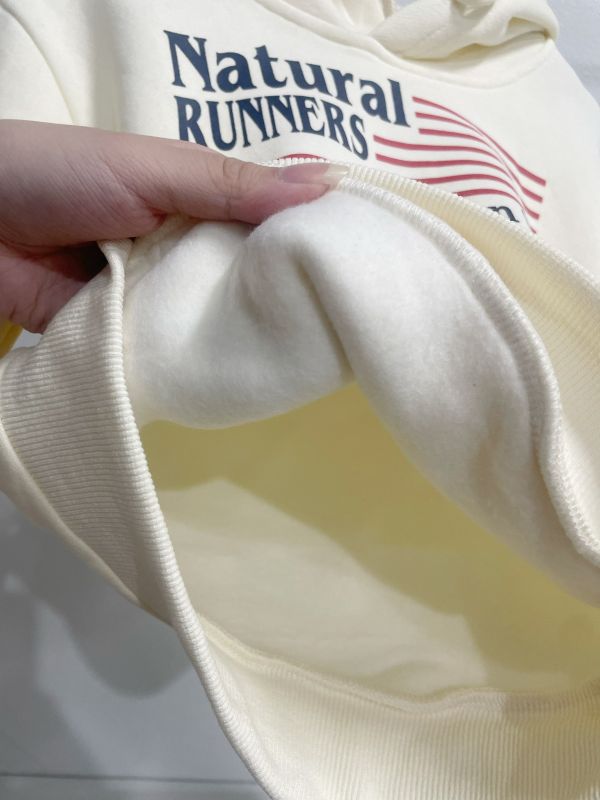 現貨冬款男女童美式字母薄絨帽T上衣尺寸05-17 