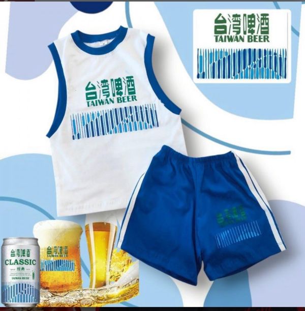 預購泰國可愛Logo童裝背心版 