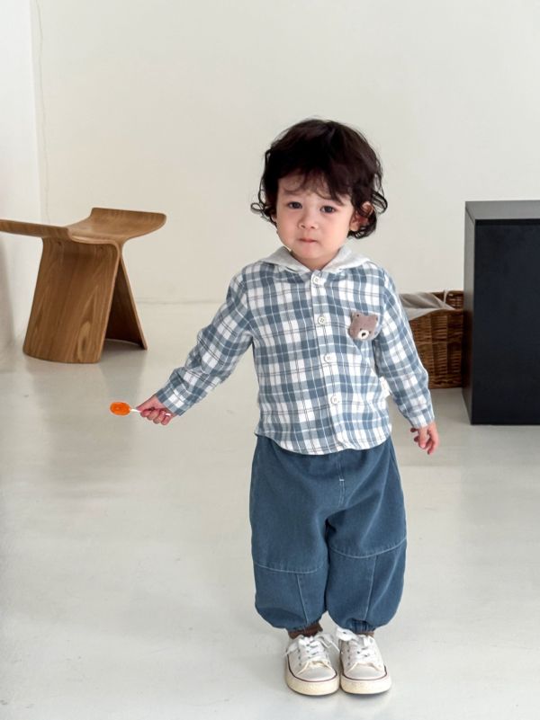 預購秋款男女童恐龍連帽套裝尺寸73-120 