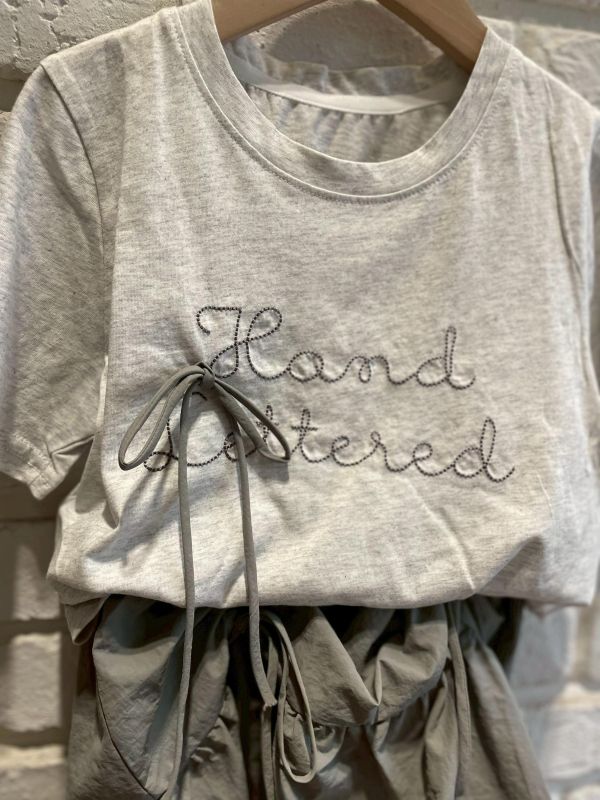 2615-現貨夏款女童氣質蝴蝶結休閒套裝尺寸100-140 