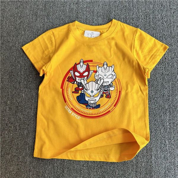 【預購】夏款-男童童日單外貿奧特曼上衣 
