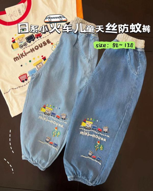 現貨夏款男童日系車車防蚊褲尺寸90-130 