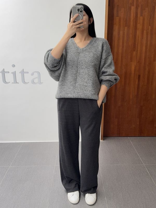 /現貨/顯瘦日常休閒舒服褲 