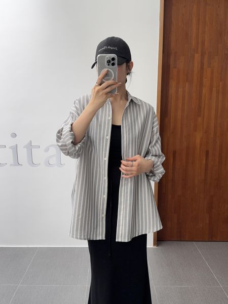 不經意的時髦高級感襯衫 