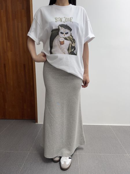 百搭貼臀魚尾舒服裙 