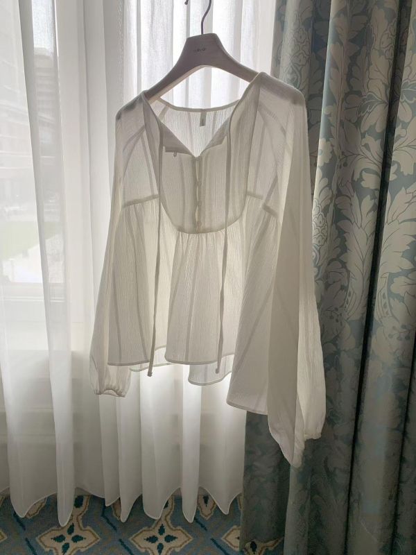 優雅純白綁繩仙女衣 