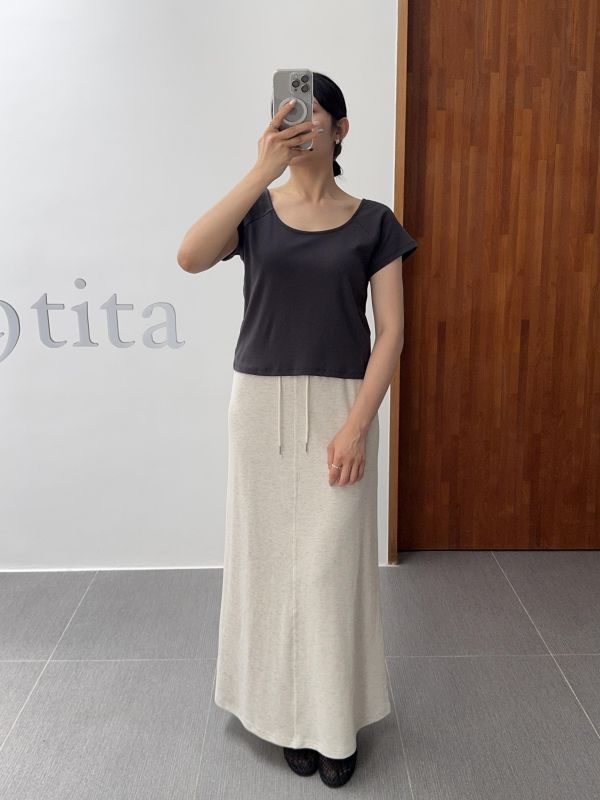 小華夫格紋舒服裙 