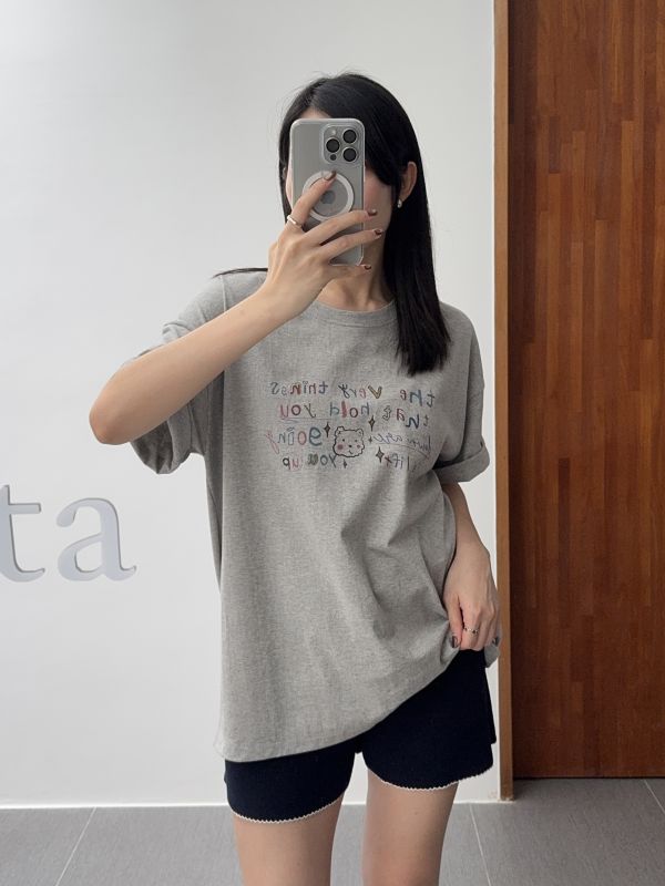 /現貨/可愛彩色手繪短T 