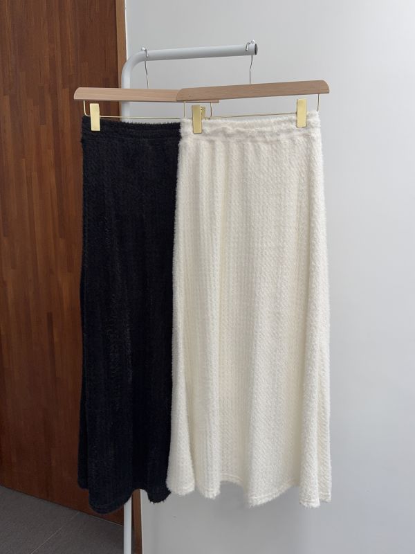 溫柔仙女毛長裙1號(無開衩) 