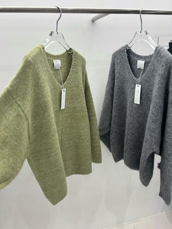 簡約百搭寬袖羊毛衣 