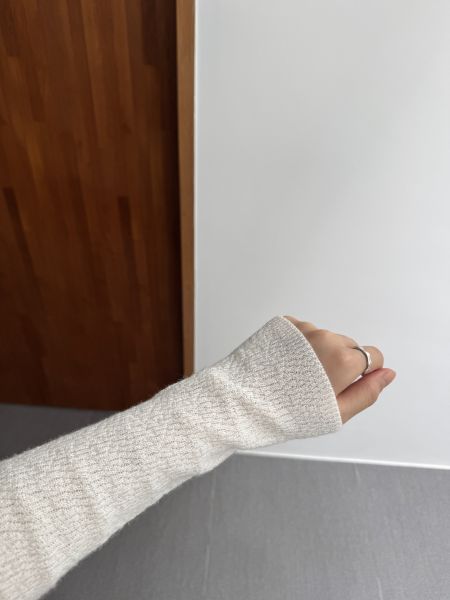 皺皺紋百搭針織高領 