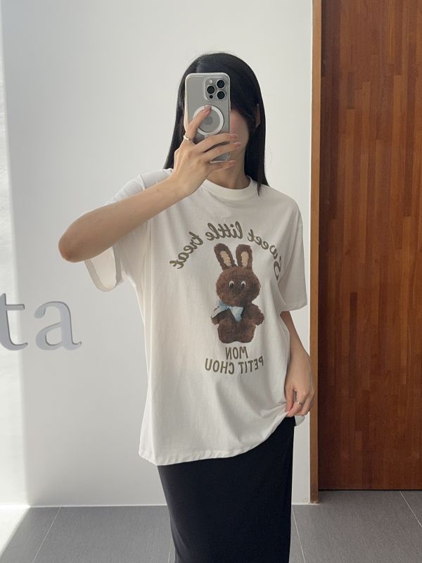 /現貨/可愛兔娃娃舒服短T 