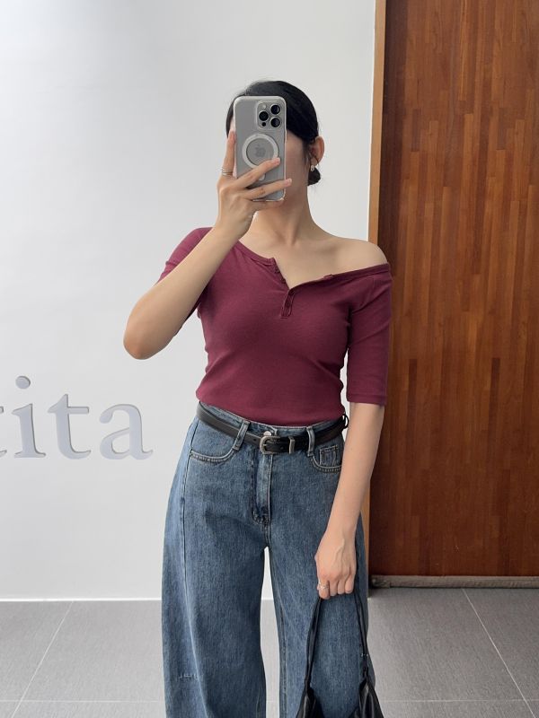 氣質兩穿舒服T 