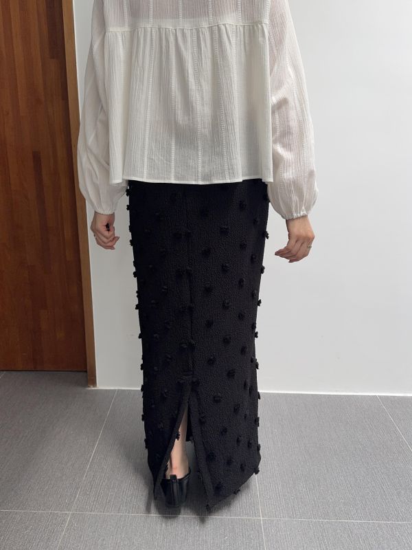 可愛迷人毛球長裙 