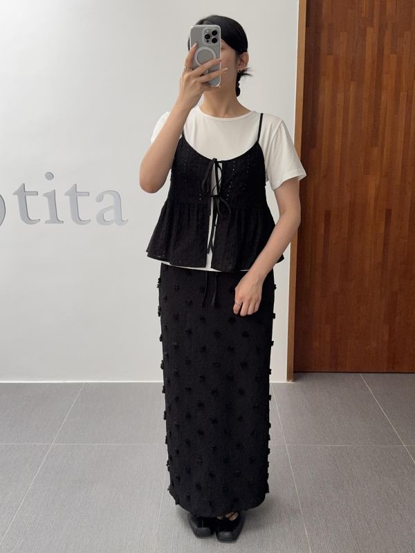 可愛迷人毛球長裙 