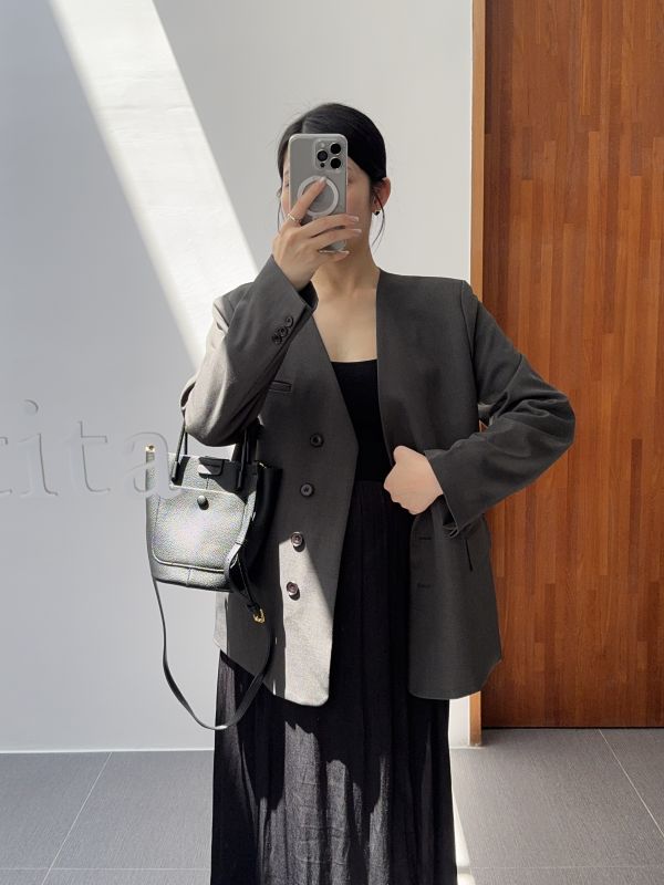 <限時優惠>氣質不挑人無領西外 
