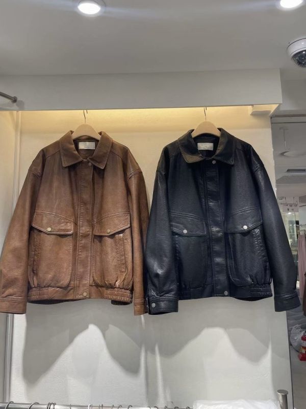 /限時優惠/休閒百搭款皮衣外套 