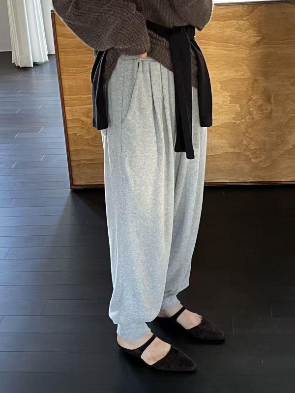 超舒服休閒縮口褲 