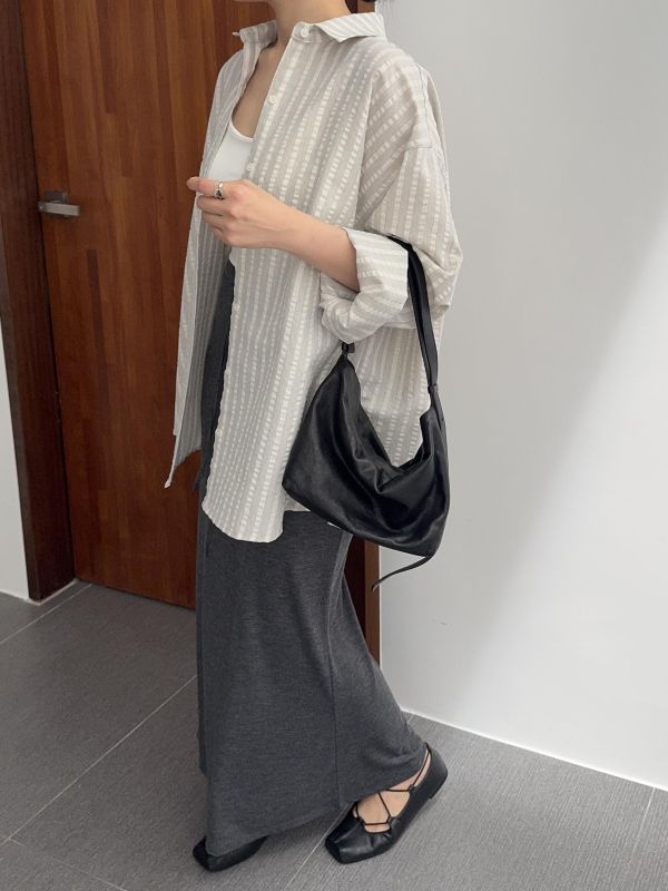 小魚尾舒服棉長裙 