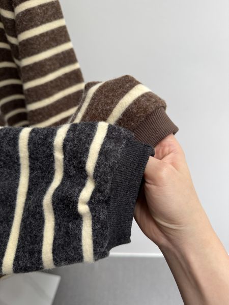 超舒服休閒日常條紋套裝 