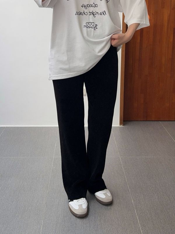 鳥仔腳絨面舒服褲 