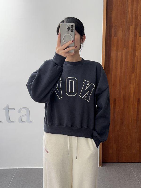 NOV低調拼接大學T 