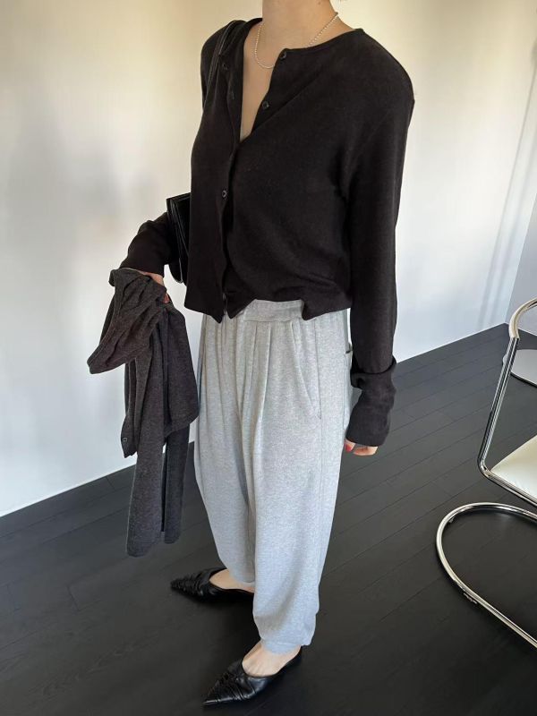 超舒服休閒縮口褲 