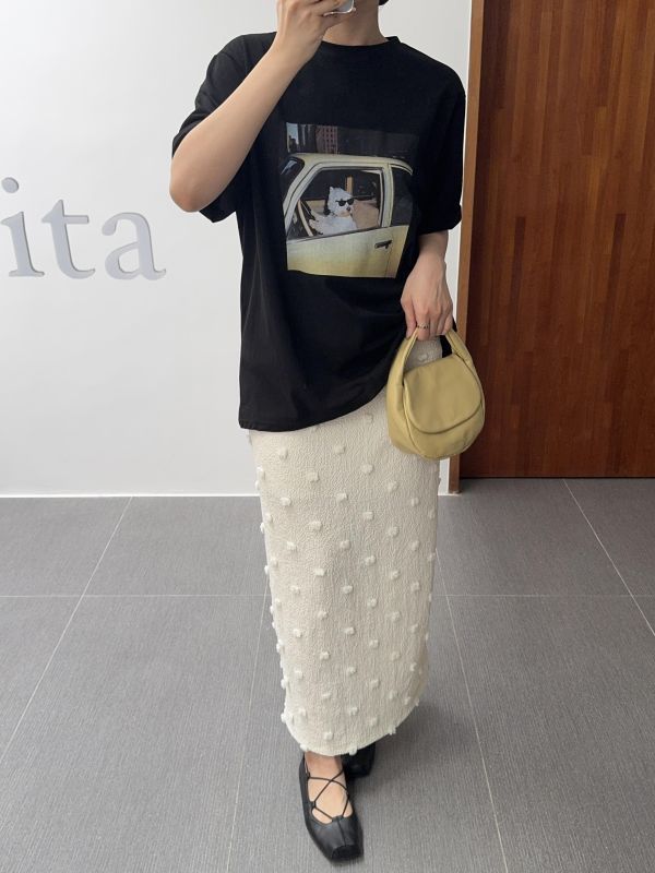 墨鏡狗狗開車短T 