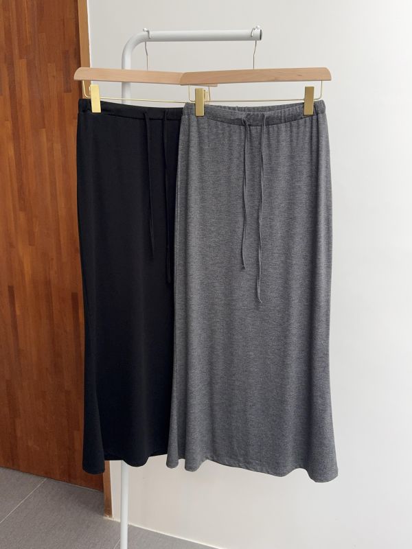 小魚尾舒服棉長裙 