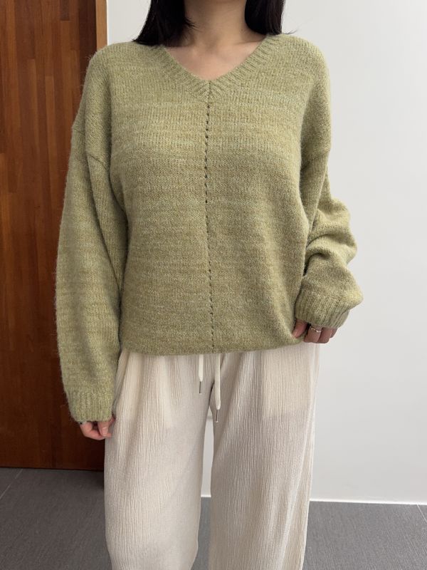 簡約百搭寬袖羊毛衣 