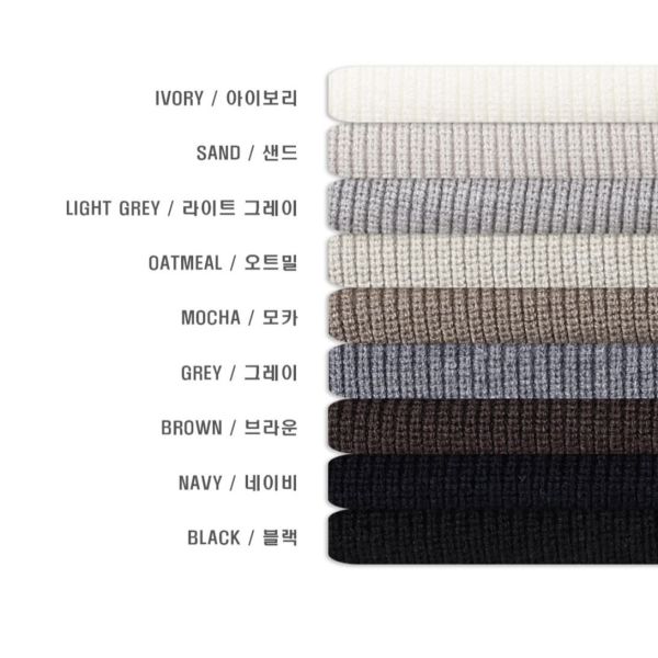 男裝-百搭中領針織衣 