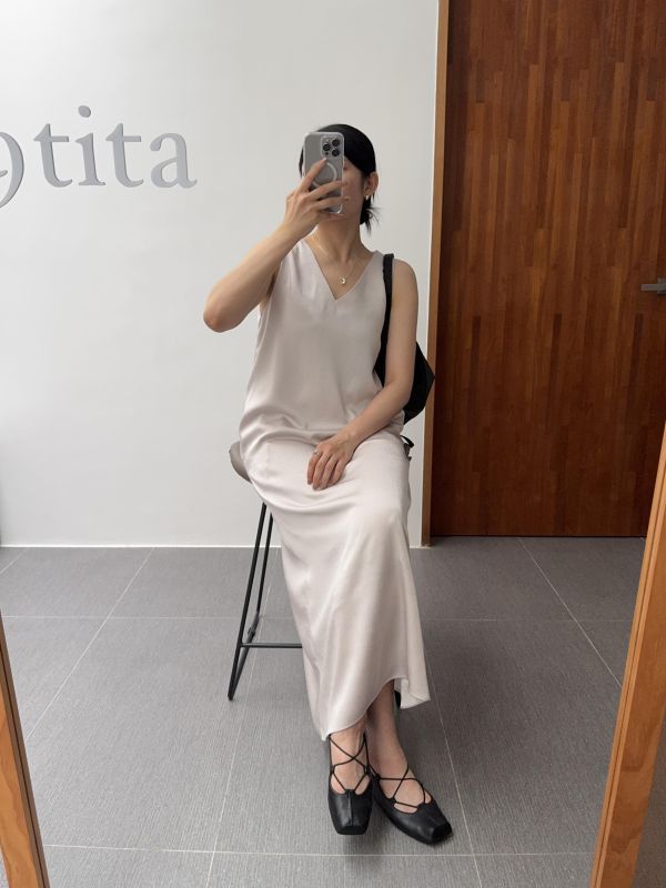 優雅小姐姐緞面ops 