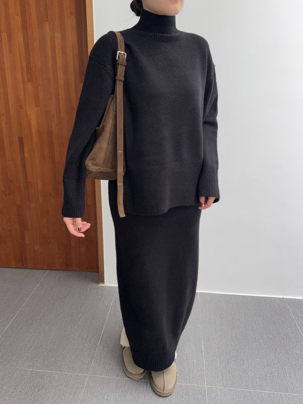 簡約氣質針織套裝 